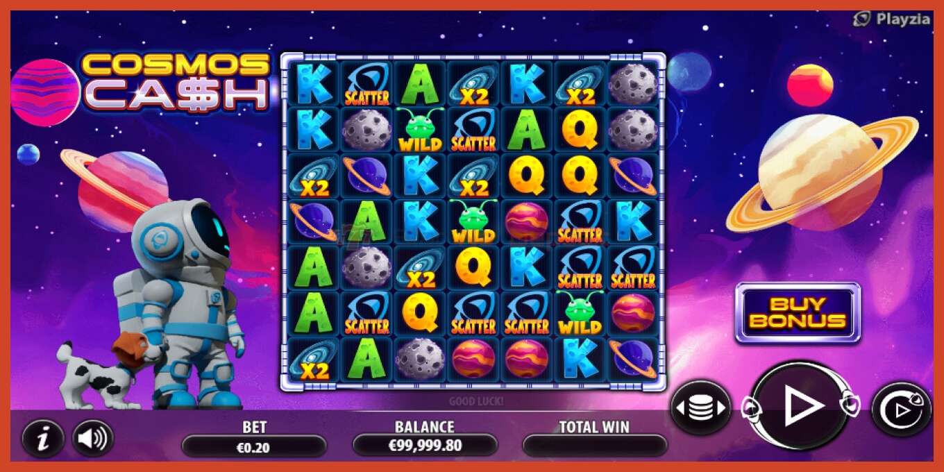 Slot screenshot: Cosmos Cash no deposit, number - 2