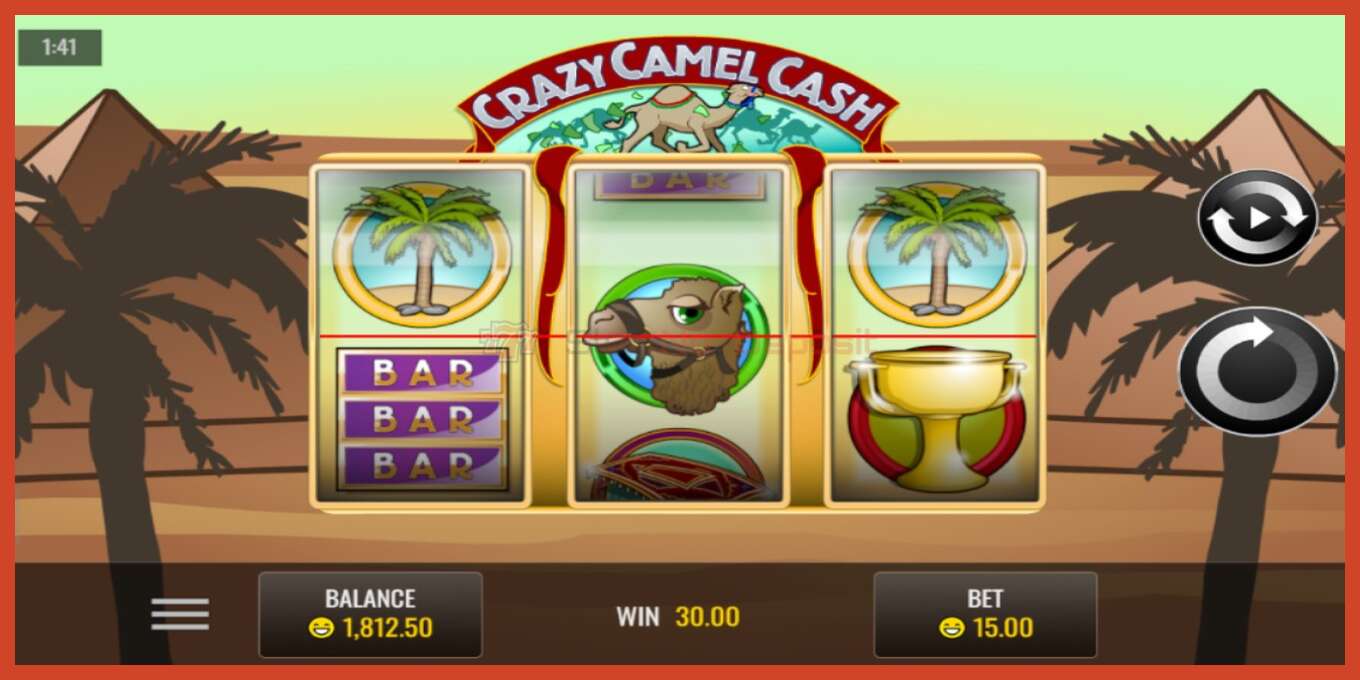 Slot screenshot: Crazy Camel Cash no deposit, number - 3