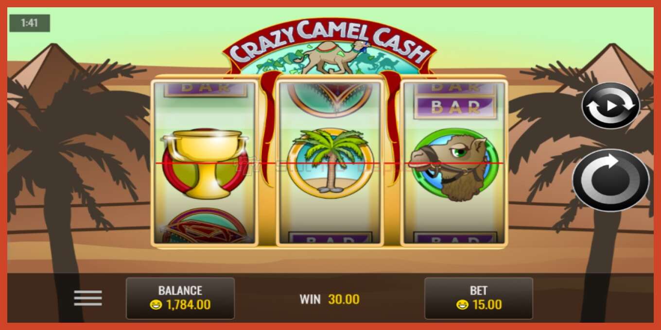 Slot screenshot: Crazy Camel Cash no deposit, number - 4