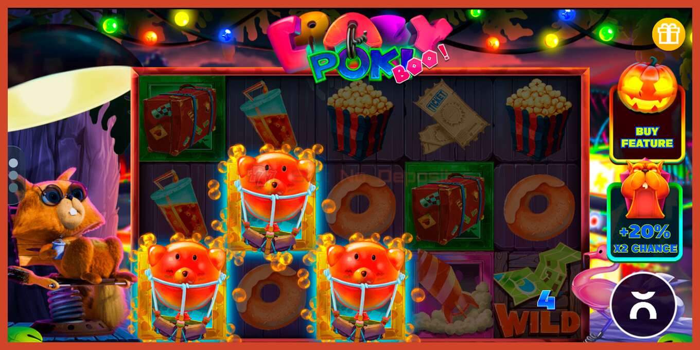 Slot screenshot: Crazy Poki Boo! no deposit, number - 3