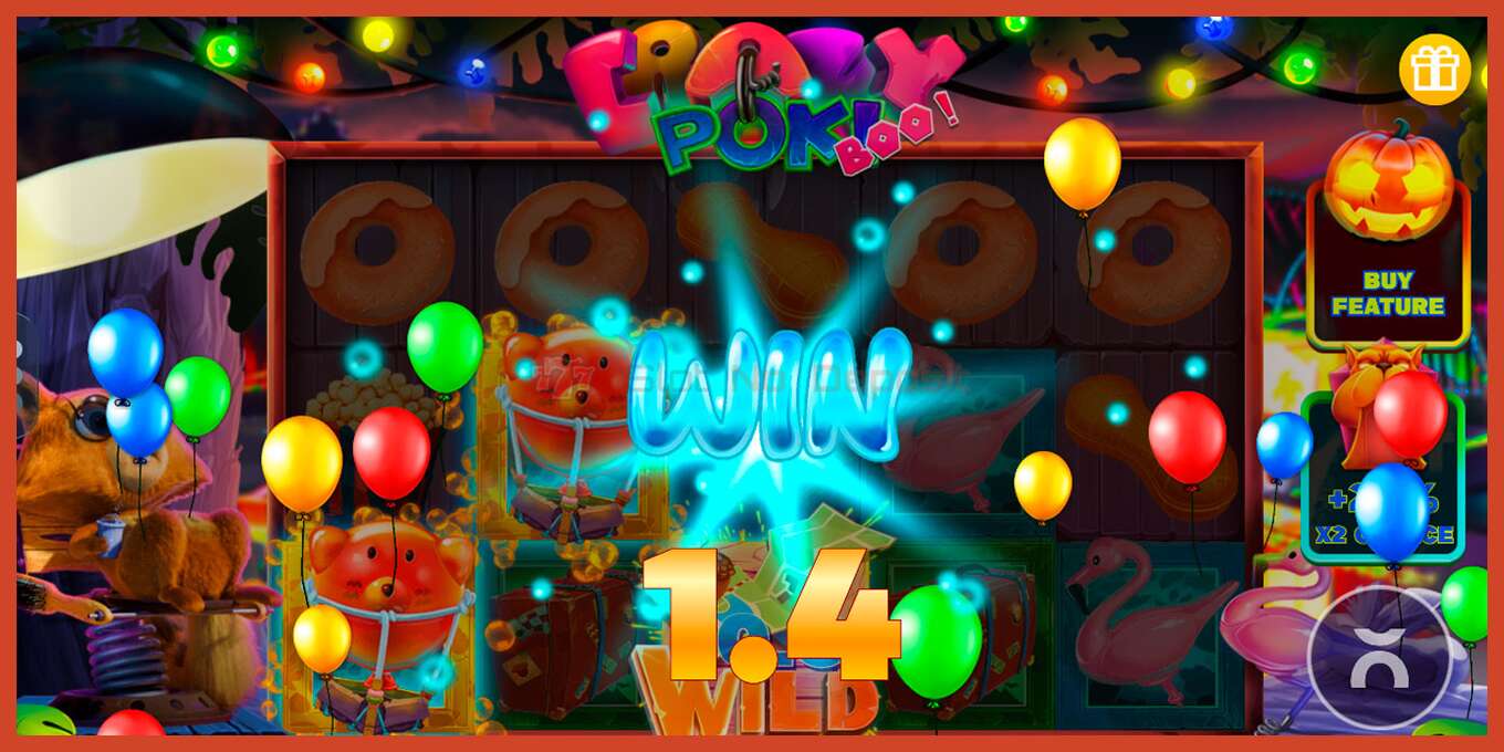 Slot screenshot: Crazy Poki Boo! no deposit, number - 4