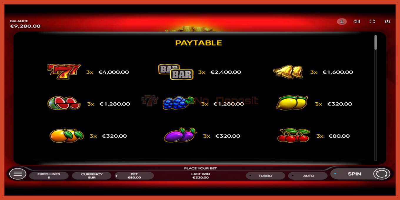 Slot screenshot: Crown Coins no deposit, number - 4