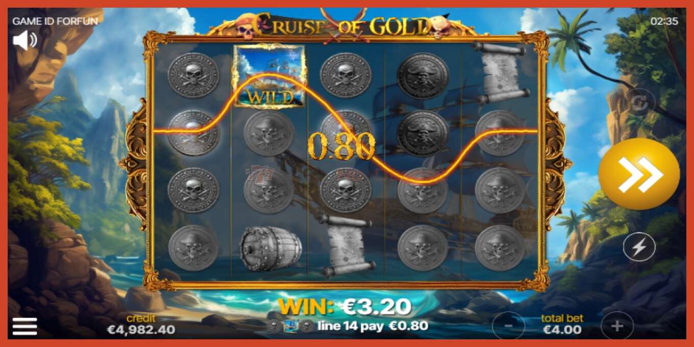 Slot screenshot: Cruise of Gold no deposit, number - 2