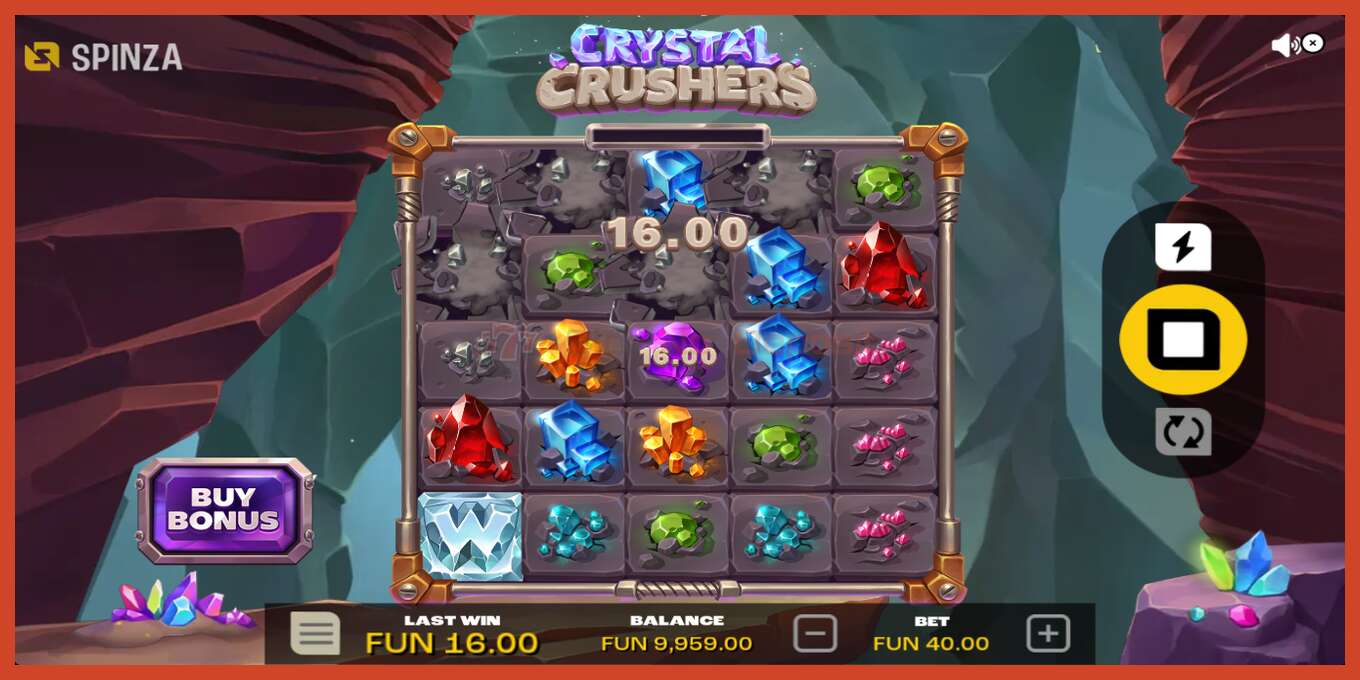 Slot screenshot: Crystal Crushers no deposit, number - 3