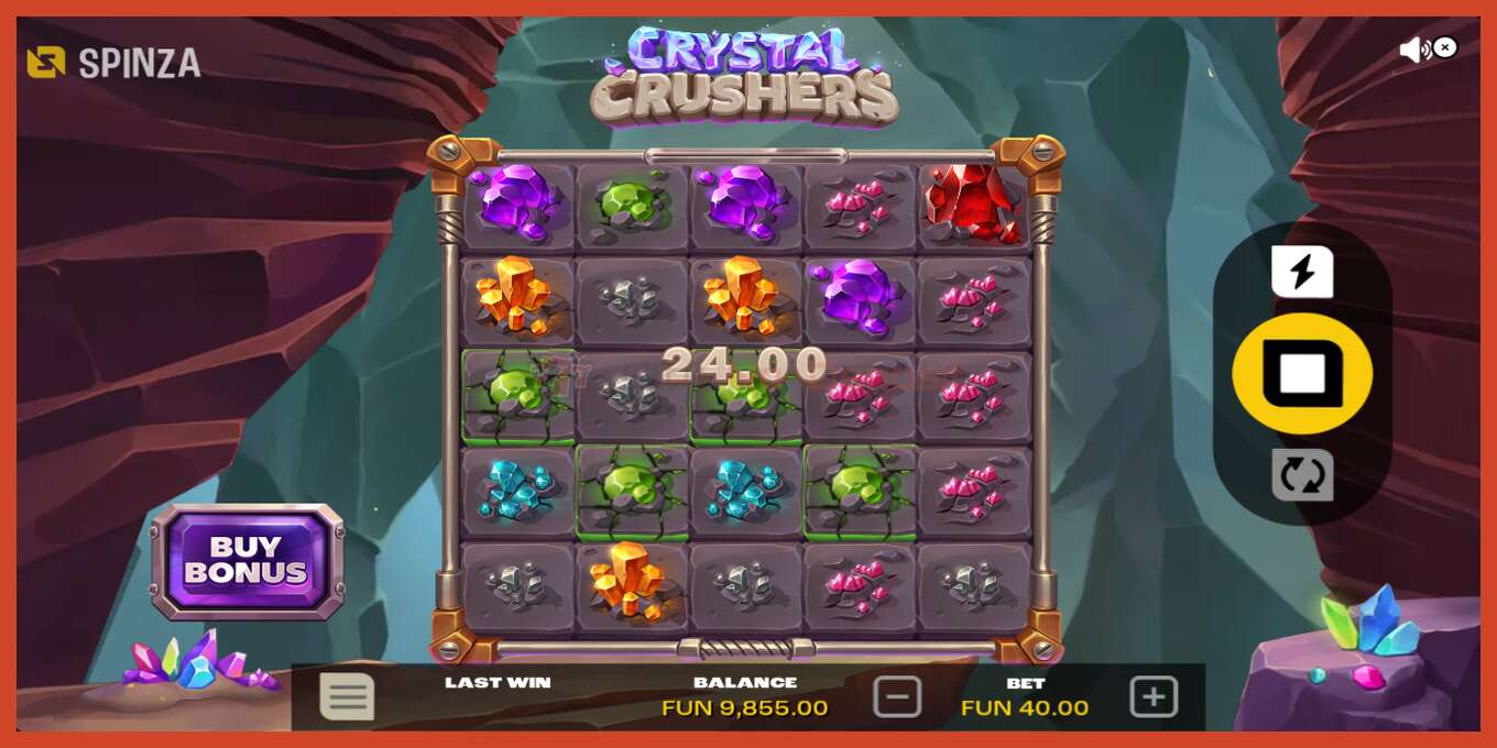 Slot screenshot: Crystal Crushers no deposit, number - 4