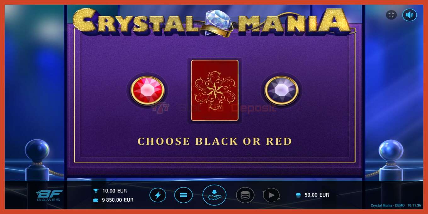 Slota ekrānuzņēmums: Crystal Mania nav depozīta, numuru - 3