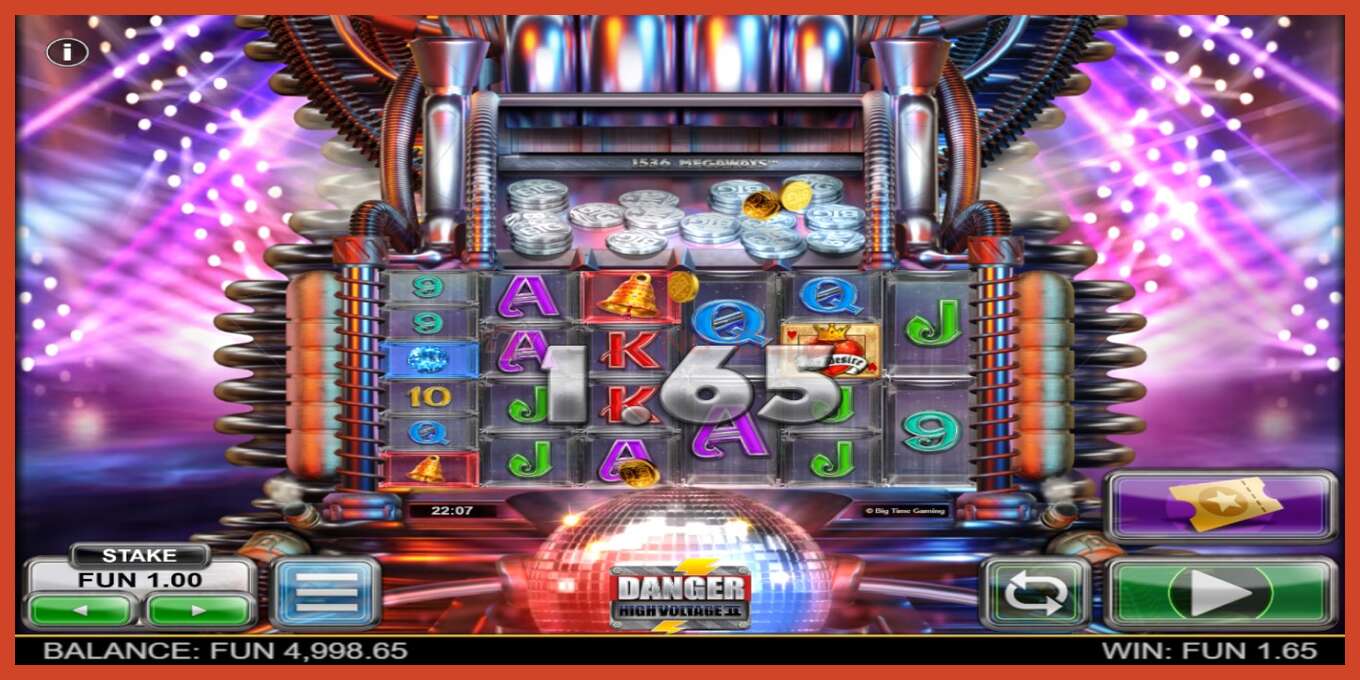 Slot screenshot: Danger High Voltage II no deposit, number - 3