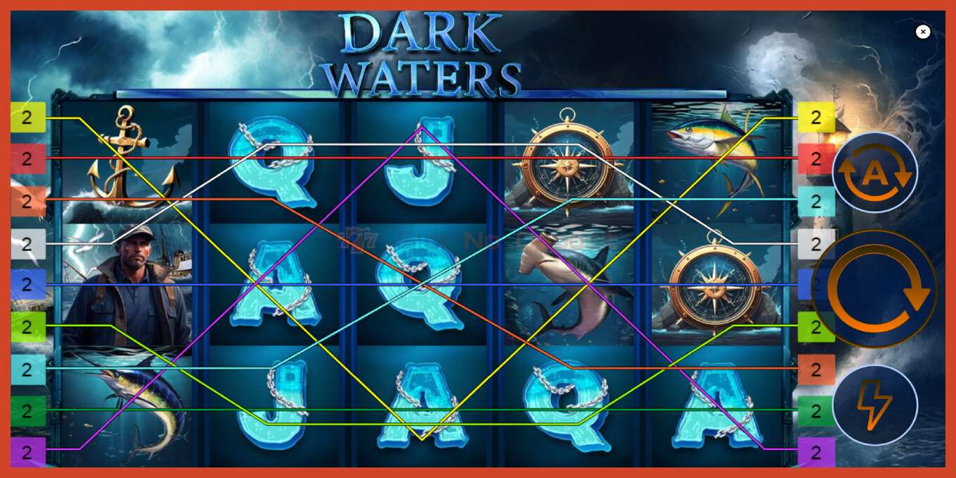 Slot screenshot: Dark Waters no deposit, number - 1