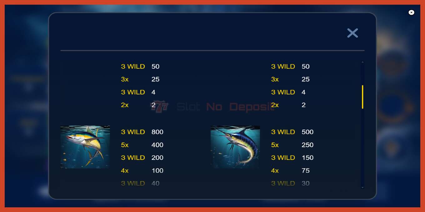 Slot screenshot: Dark Waters no deposit, number - 6