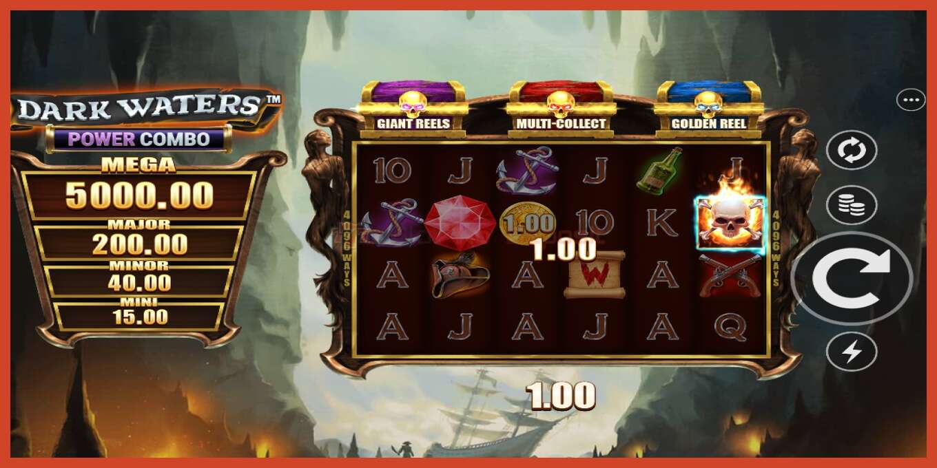 Slot screenshot: Dark Waters Power Combo no deposit, number - 3