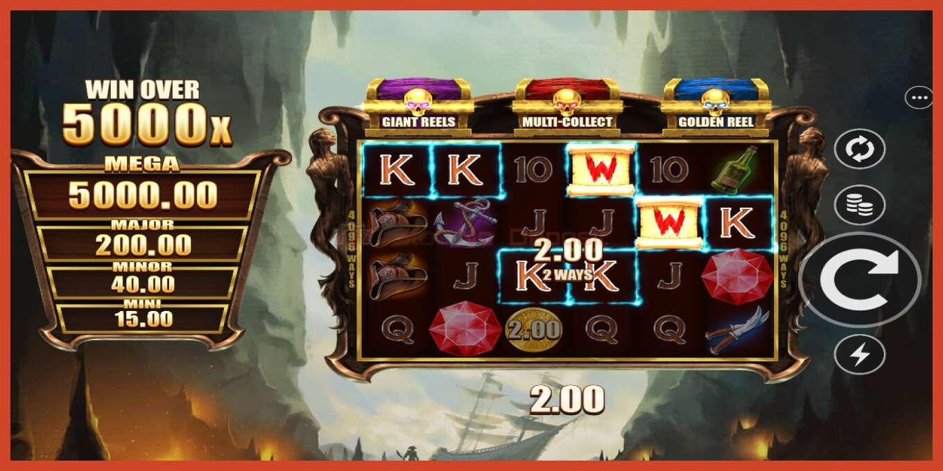 Slot screenshot: Dark Waters Power Combo no deposit, number - 4