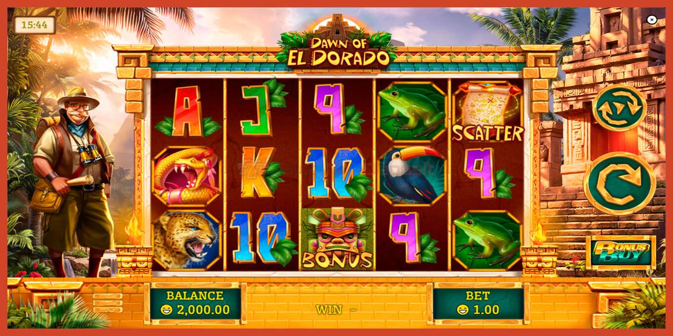 Schermafbeelding van slot: Dawn of El Dorado geen aanbetaling, nummer - 1