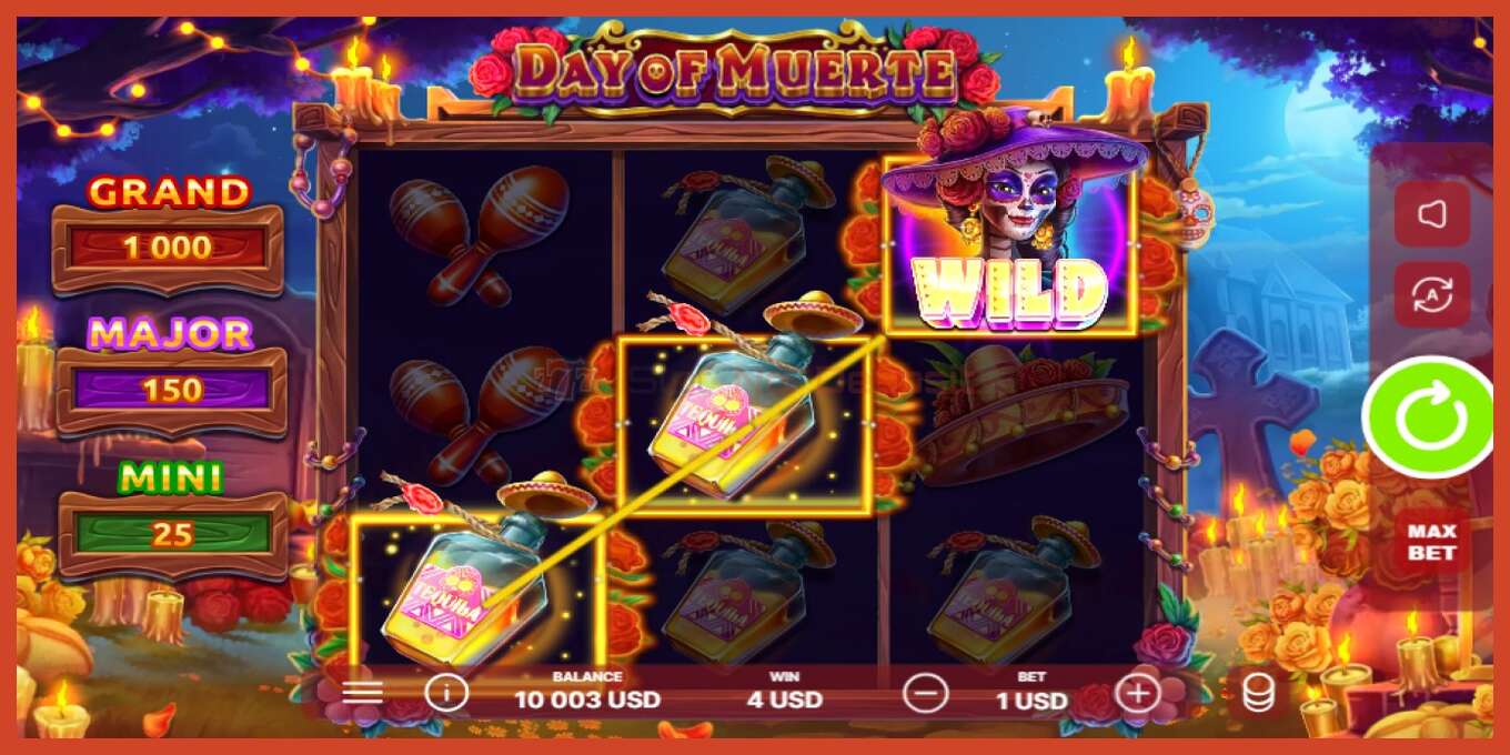 Slot screenshot: Day of Muerte no deposit, number - 3