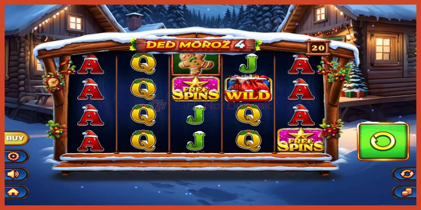 Slot screenshot: Ded Moroz 4 no deposit, number - 2