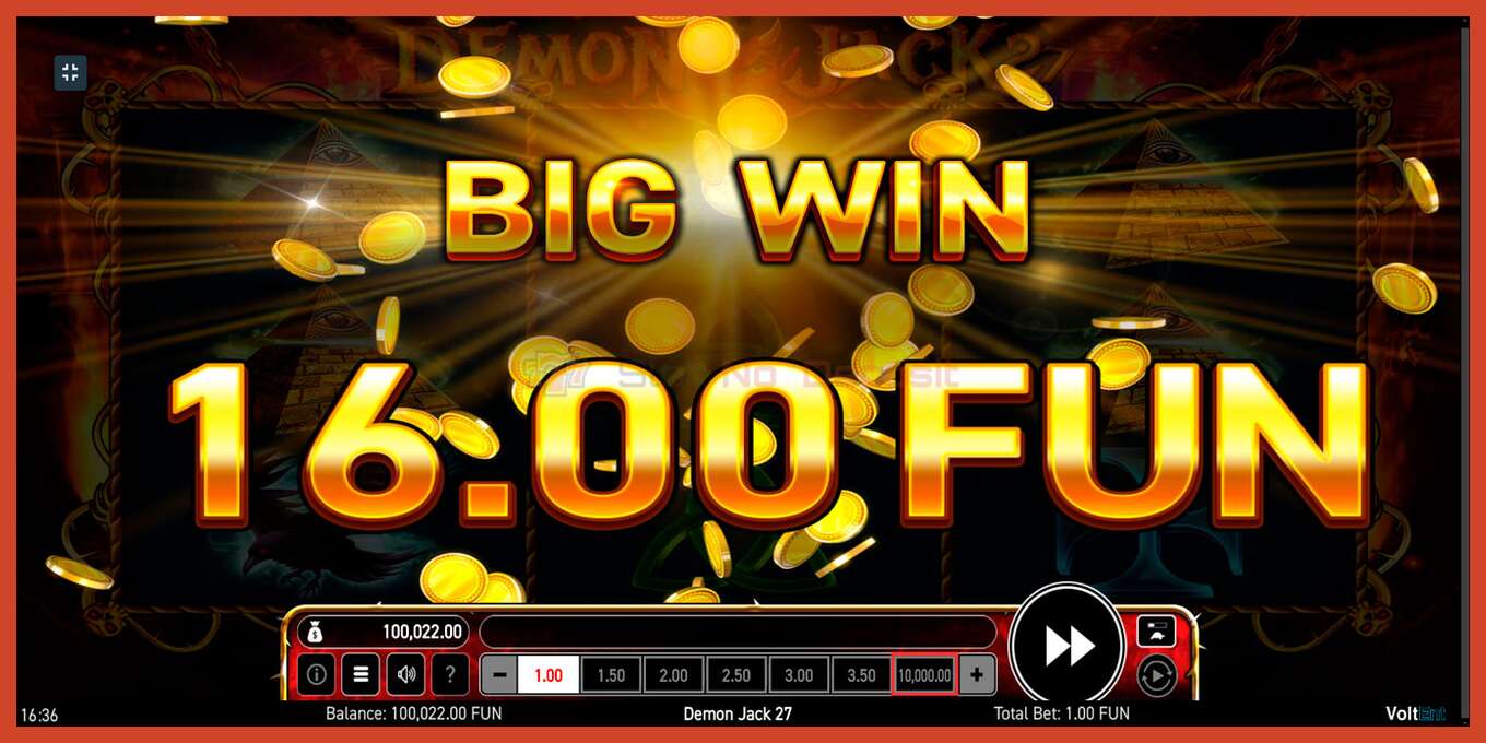 Slot screenshot: Demon Jack 27 no deposit, number - 4