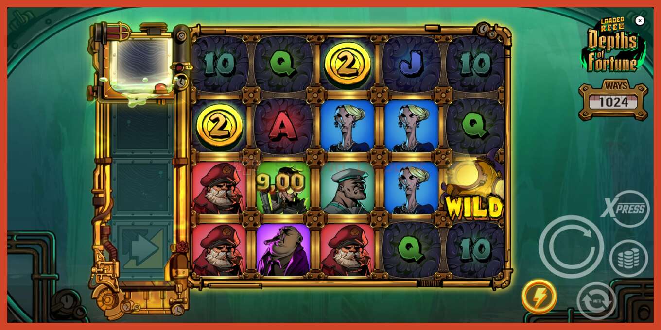 Slot screenshot: Depths of Fortune no deposit, number - 2