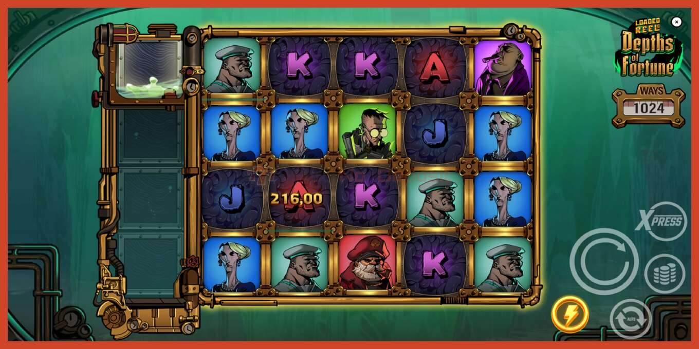 Slot screenshot: Depths of Fortune no deposit, number - 3