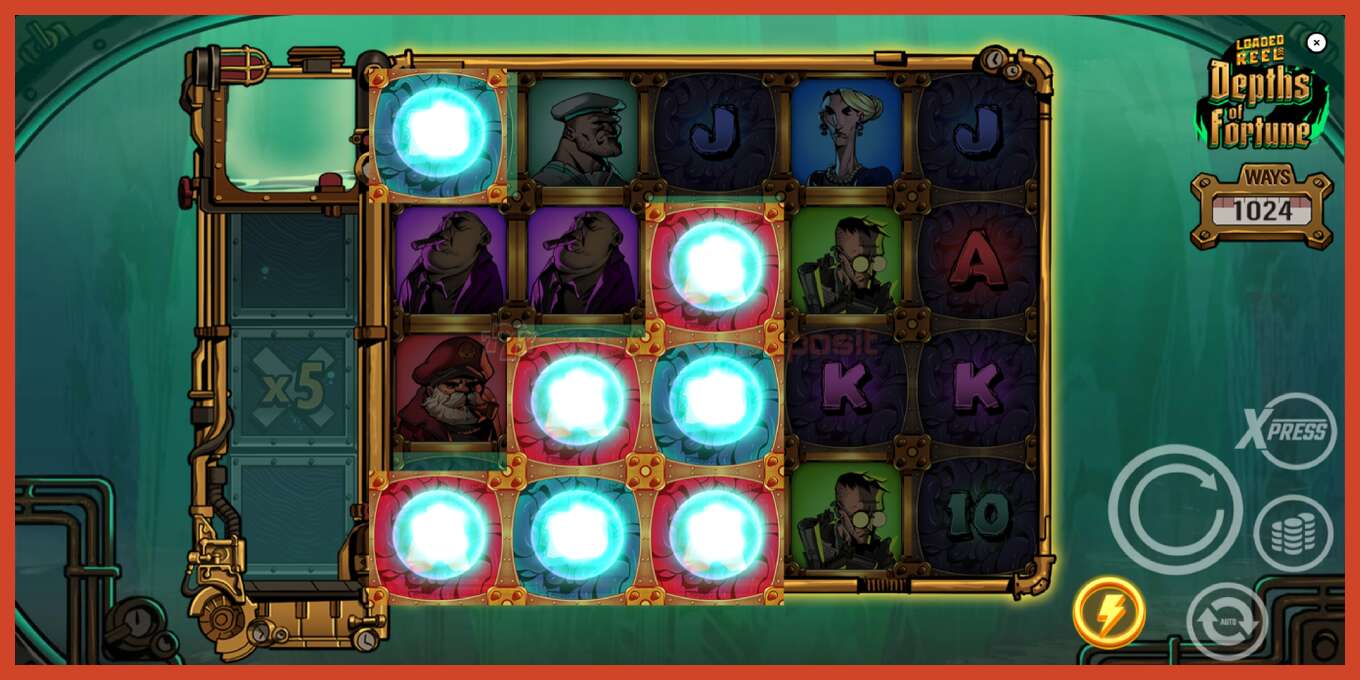 Slot screenshot: Depths of Fortune no deposit, number - 5