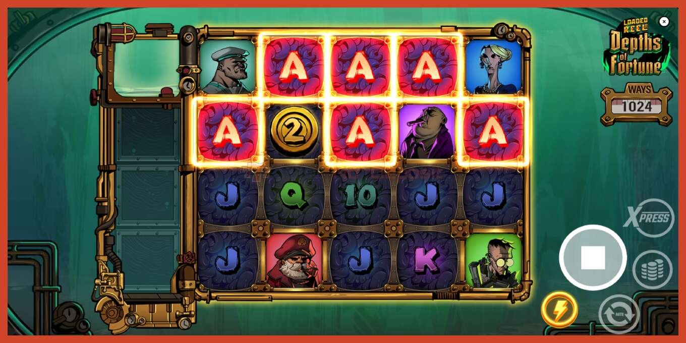 Slot screenshot: Depths of Fortune no deposit, number - 6