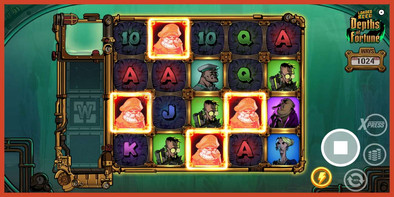 Slot screenshot: Depths of Fortune no deposit, number - 7