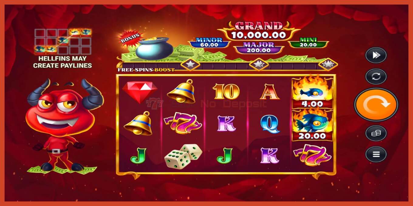 Captură de ecran pentru slot: Devils Hot Pots fara depozit, număr - 1