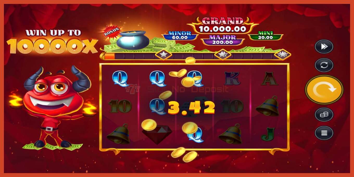 Captură de ecran pentru slot: Devils Hot Pots fara depozit, număr - 3