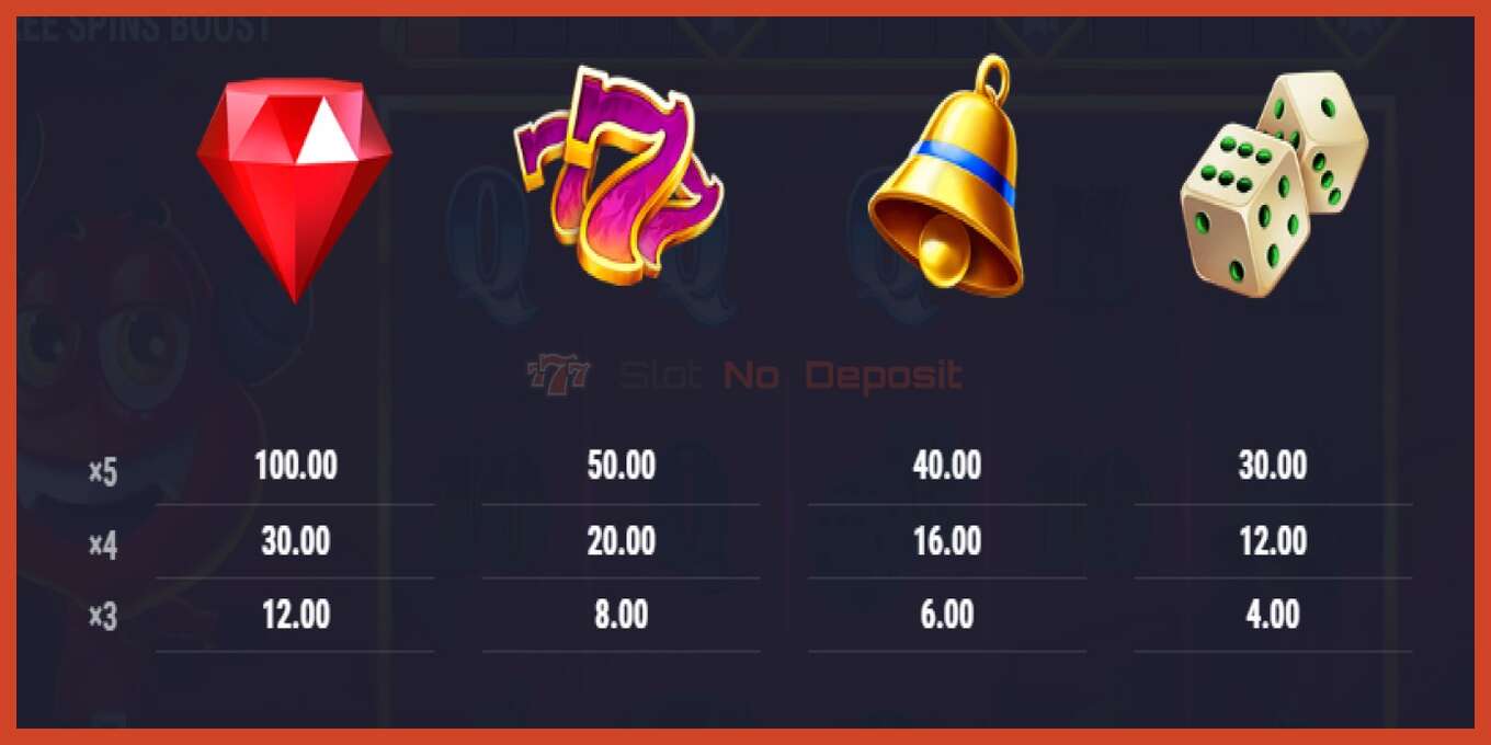 Captură de ecran pentru slot: Devils Hot Pots fara depozit, număr - 4