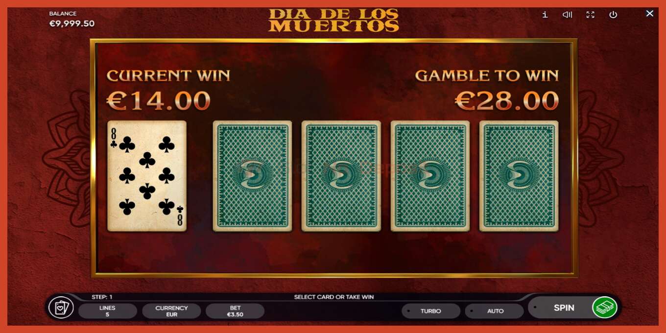 Slot screenshot: Dia de Los Muertos no deposit, number - 5