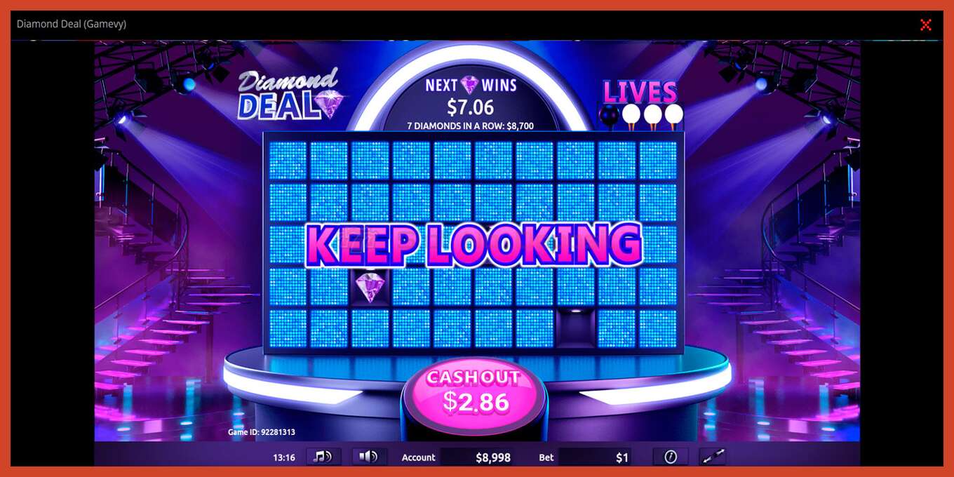 Slot screenshot: Diamond Deal no deposit, number - 2