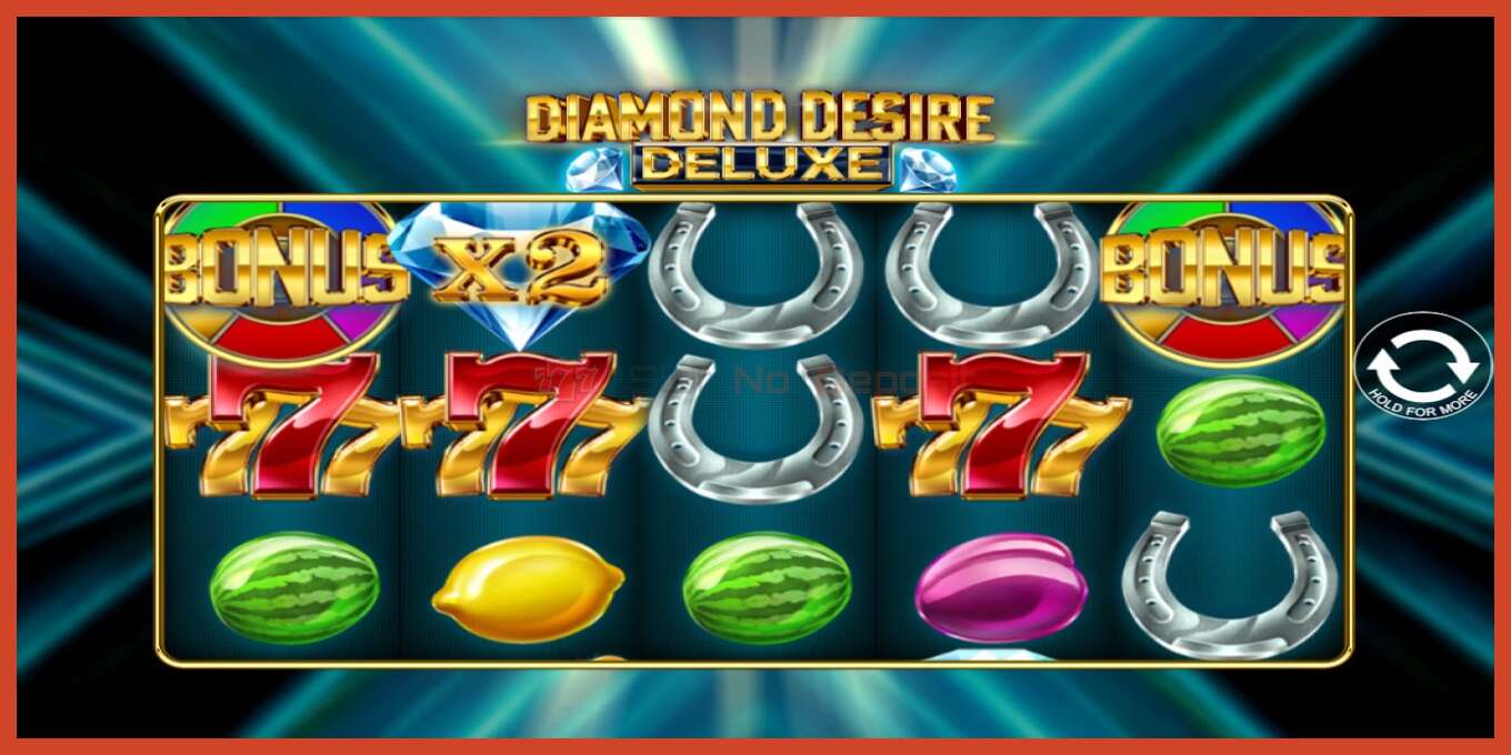 Slot screenshot: Diamond Desire Deluxe no deposit, number - 1