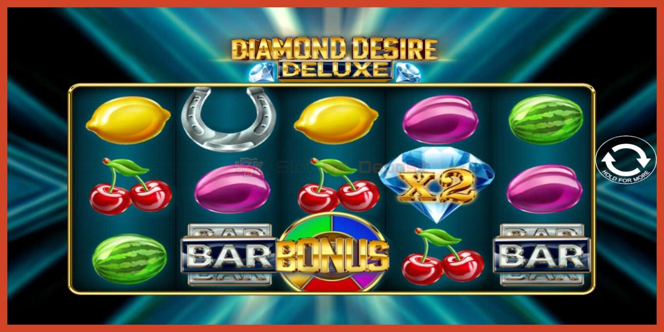 Slot screenshot: Diamond Desire Deluxe no deposit, number - 2