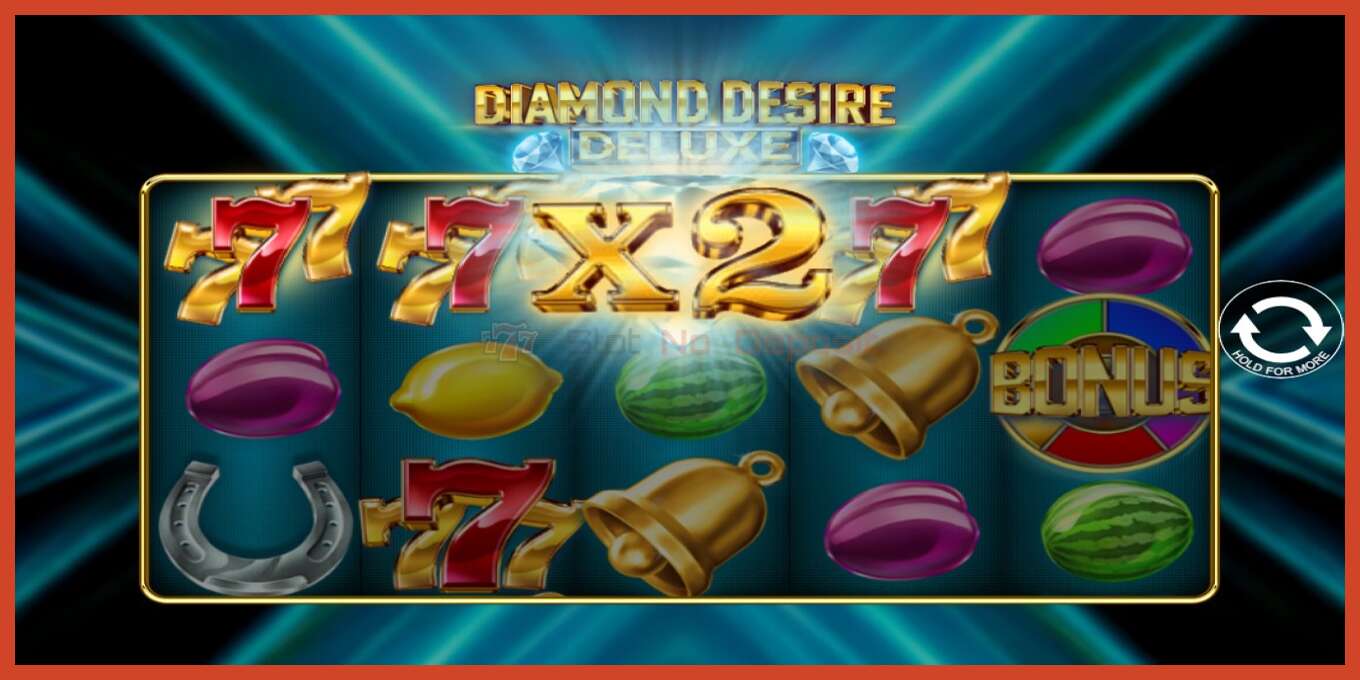 Slot screenshot: Diamond Desire Deluxe no deposit, number - 3