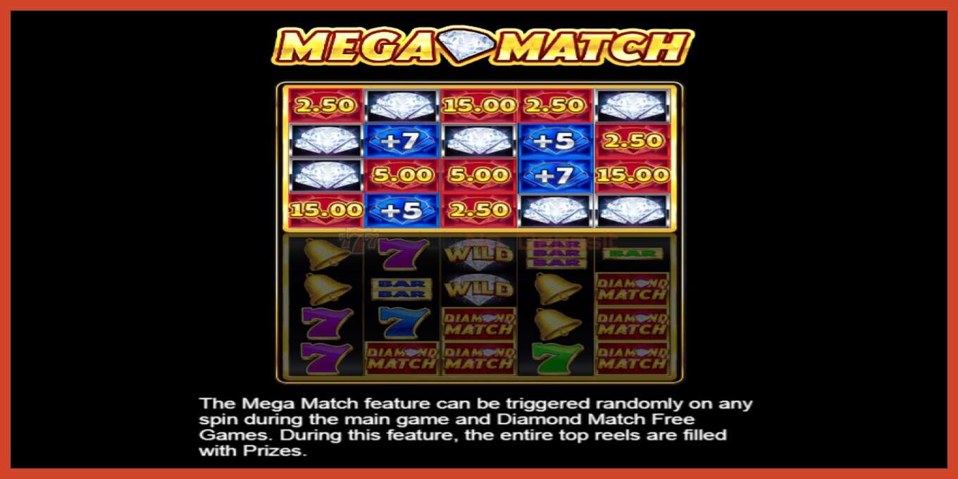 Slot screenshot: Diamond Match Deluxe no deposit, number - 5