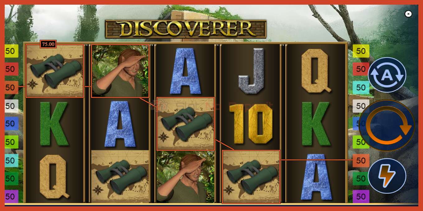 Slot screenshot: Discoverer no deposit, number - 4