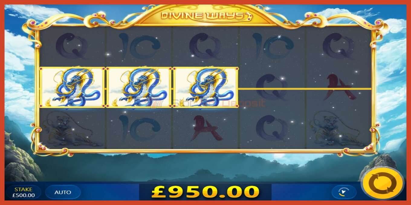 Slot screenshot: Divine Ways no deposit, number - 2