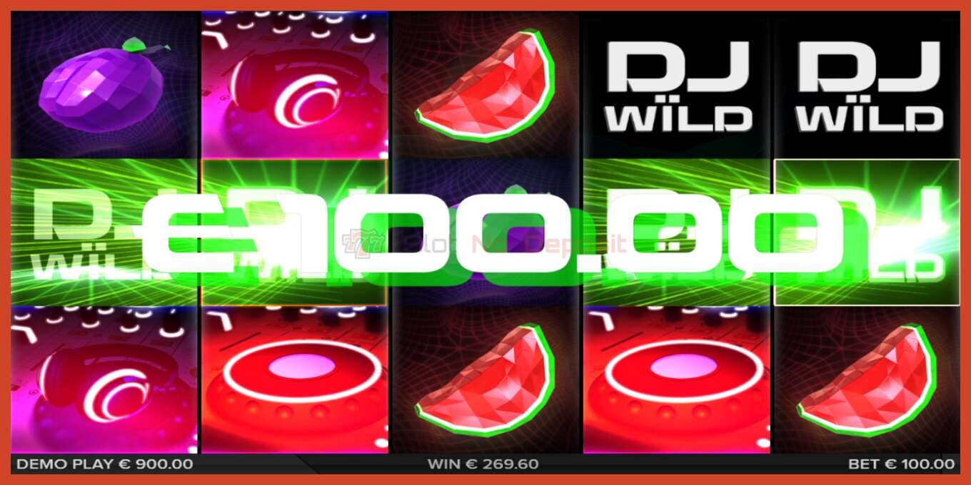 Slot screenshot: DJ Wild no deposit, number - 2