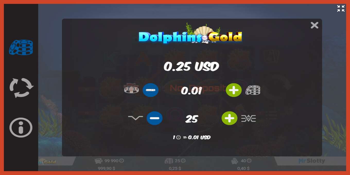 Slot screenshot: Dolphin Quest no deposit, number - 7