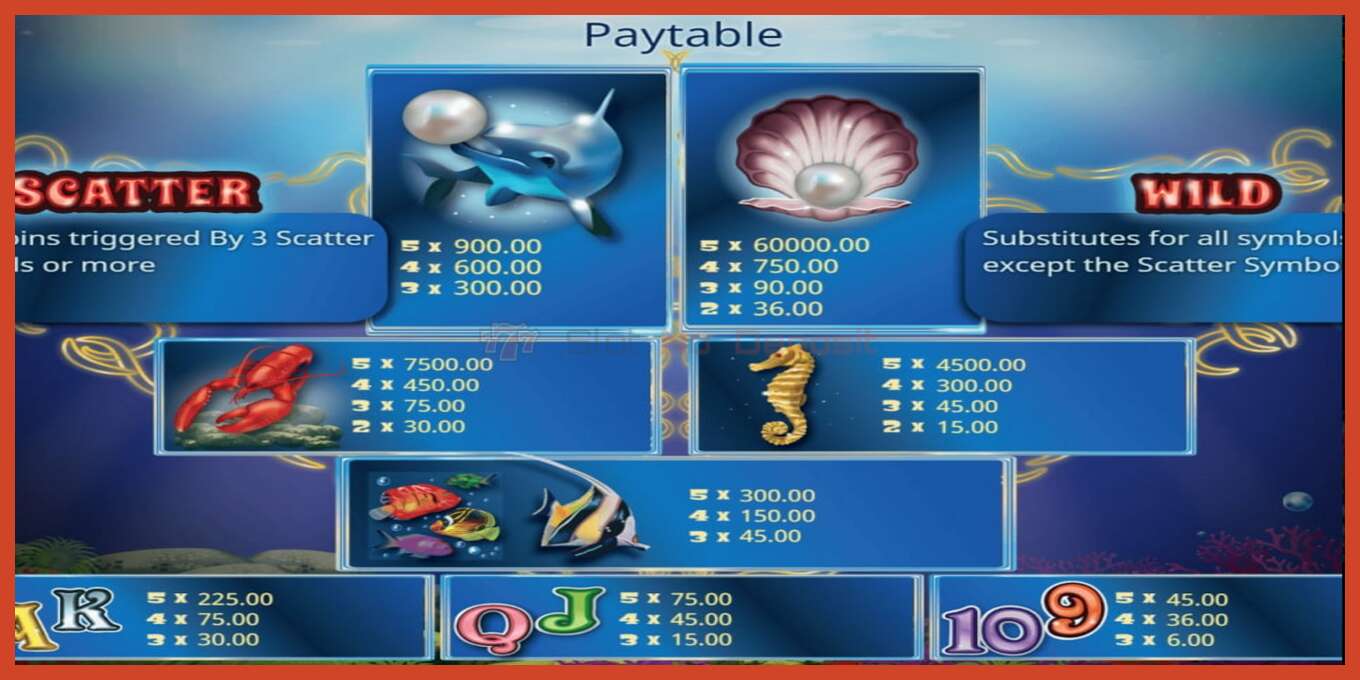 Slot screenshot: Dolphin’s Luck 2 no deposit, number - 3