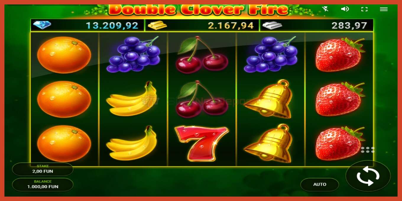 Ảnh chụp màn hình khe: Double Clover Fire không có tiền đặt cọc, con số - 1