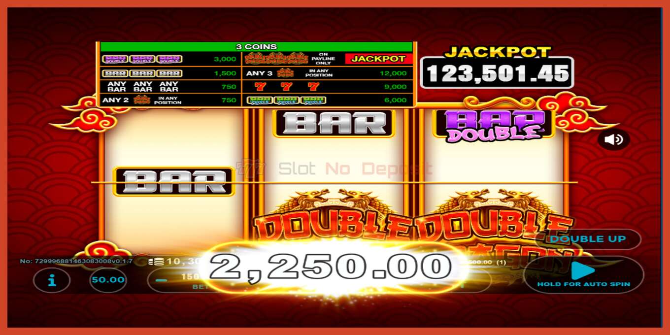 Slot skrinshoti: Double Dragon Classic depozit yoq, raqam - 4