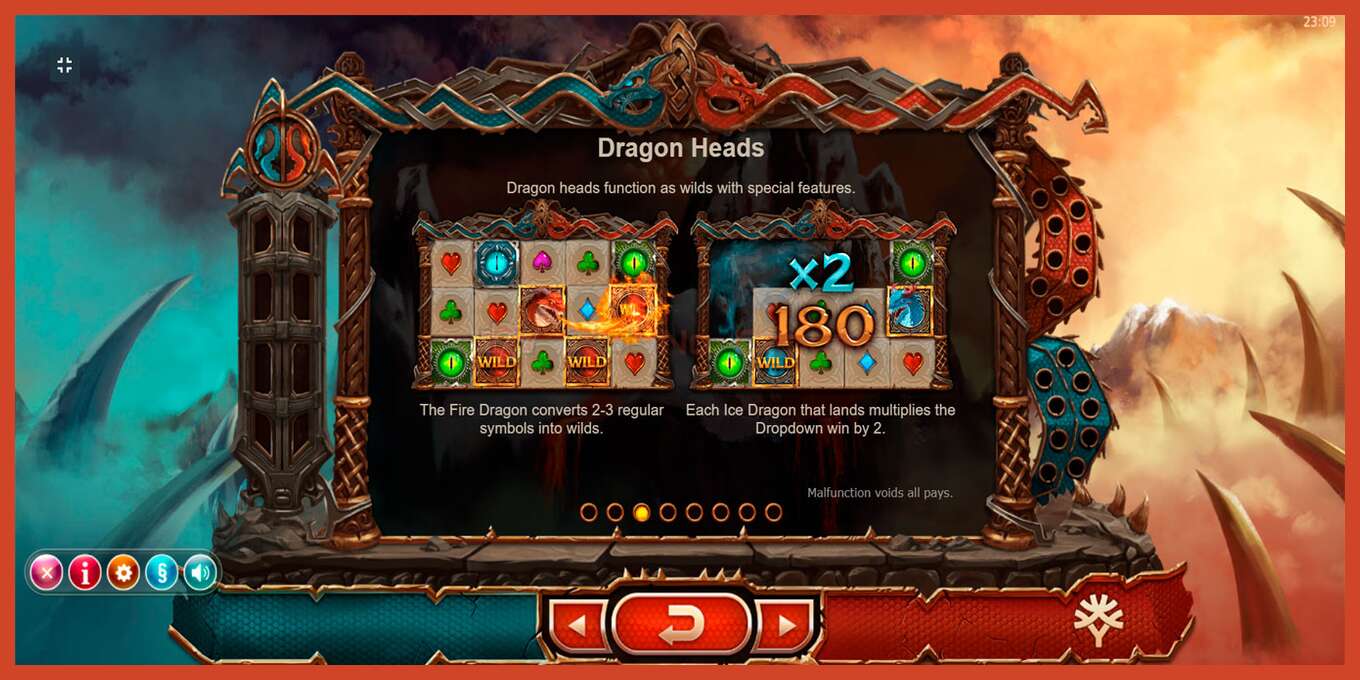 Slot screenshot: Double Dragons no deposit, number - 3