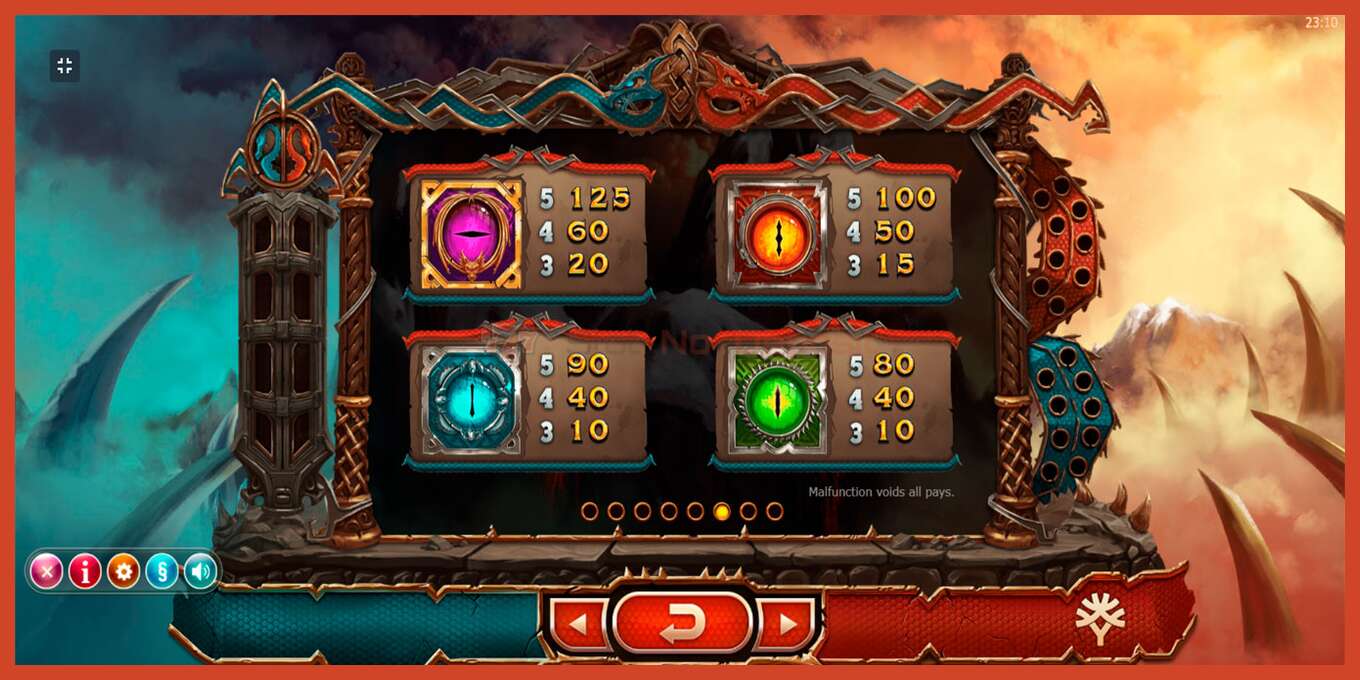 Slot screenshot: Double Dragons no deposit, number - 4