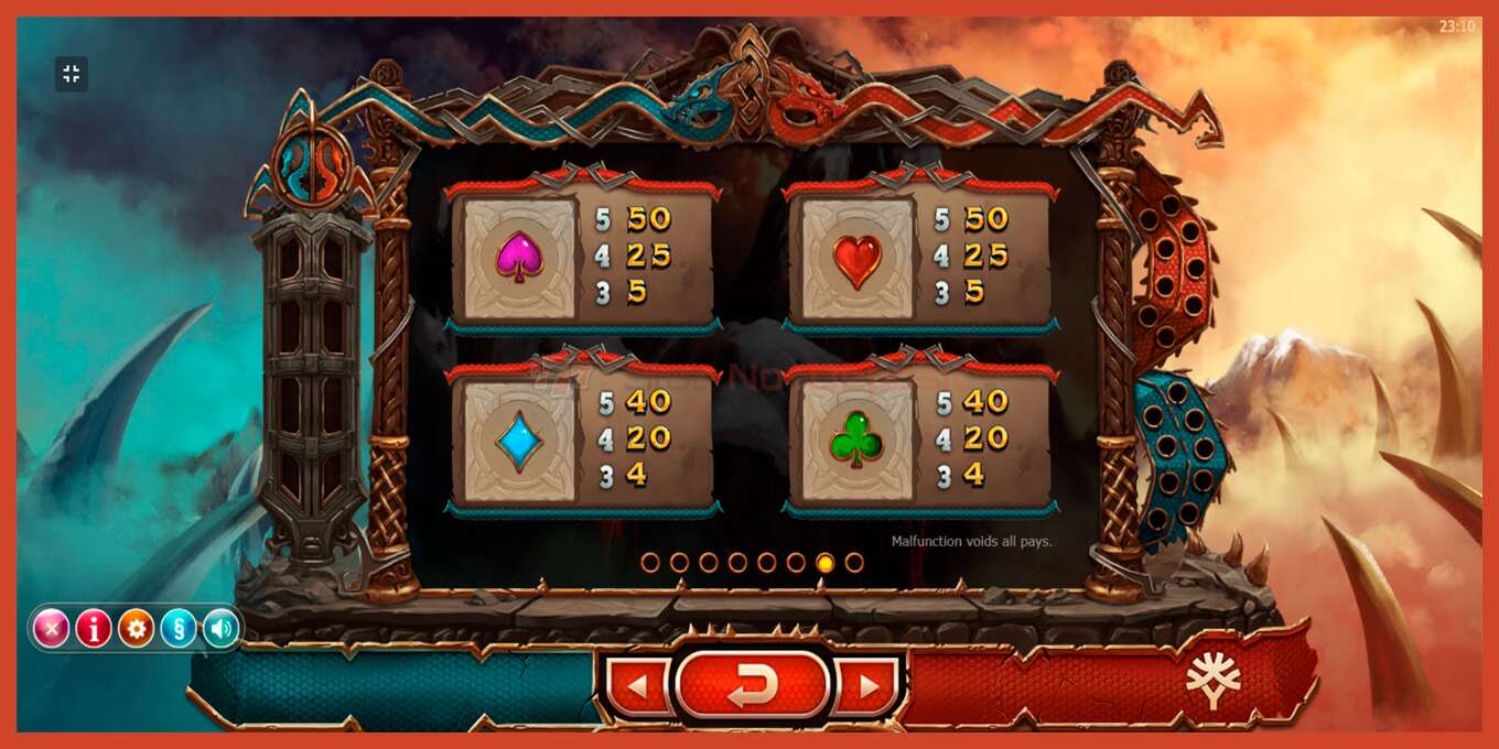 Slot screenshot: Double Dragons no deposit, number - 5