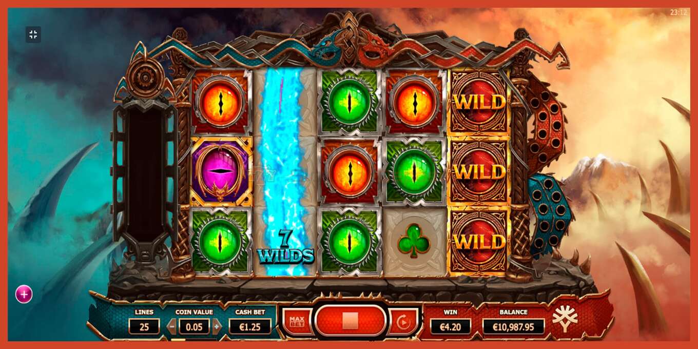 Tangkapan skrin slot: Double Dragons tiada deposit, nombor - 9