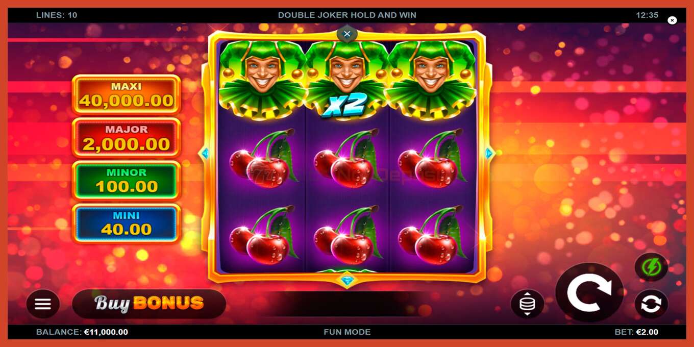 Slot screenshot: Double Joker Hold and Win no deposit, number - 1