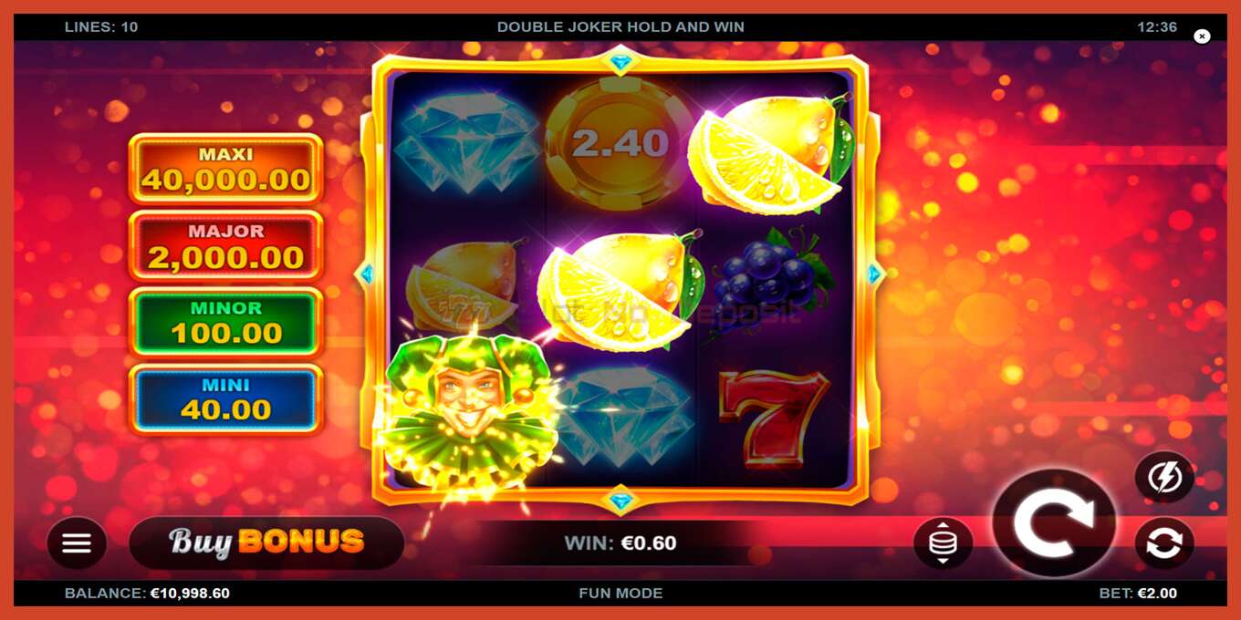 Slot screenshot: Double Joker Hold and Win no deposit, number - 2