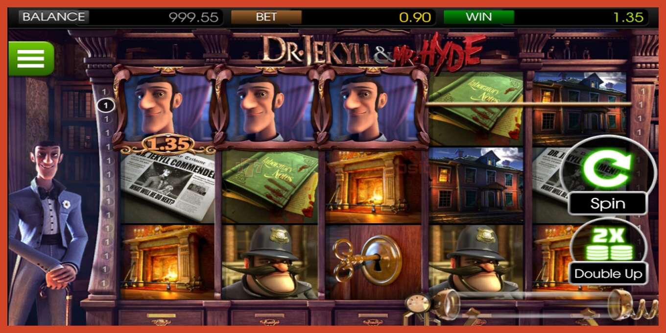 Slot screenshot: Dr. Jekyll & Mr. Hyde no deposit, number - 2