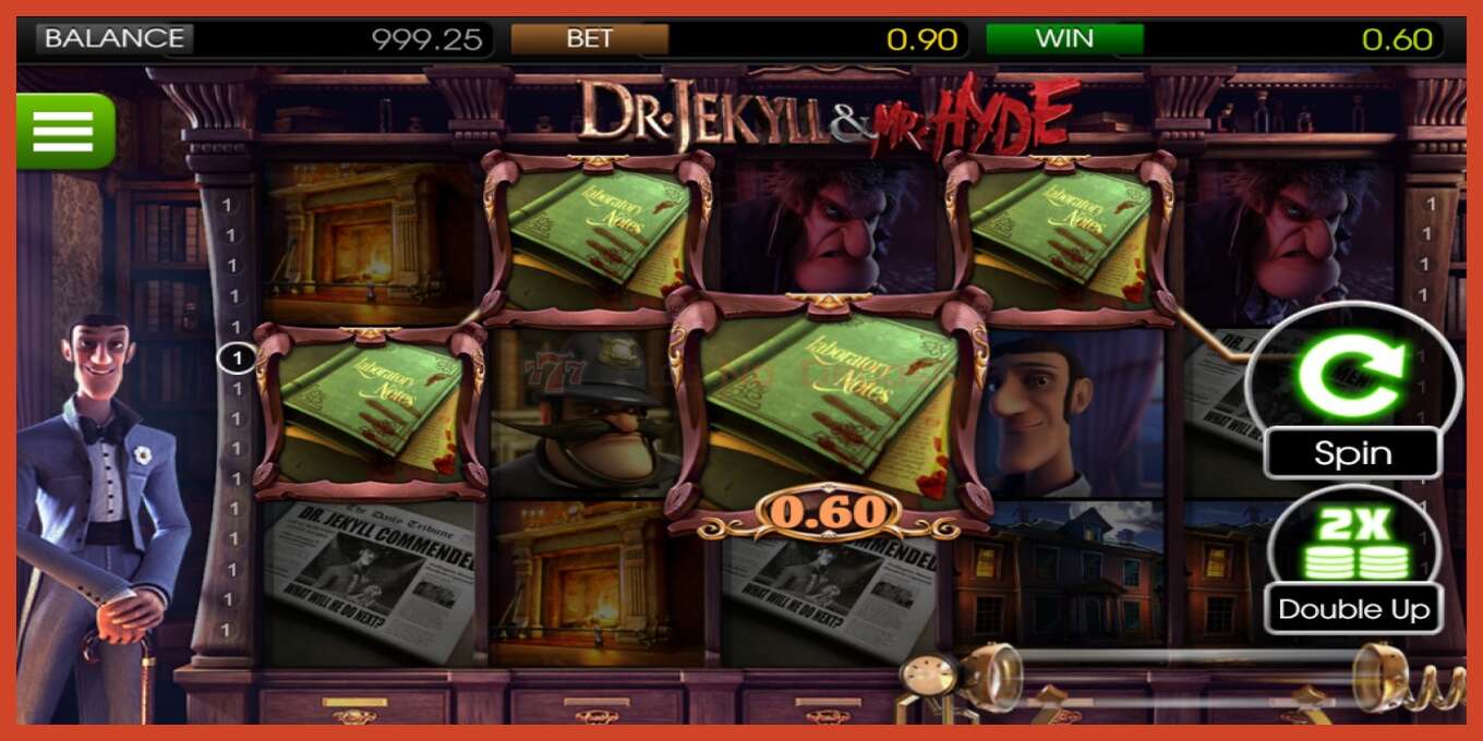 Slot screenshot: Dr. Jekyll & Mr. Hyde no deposit, number - 3