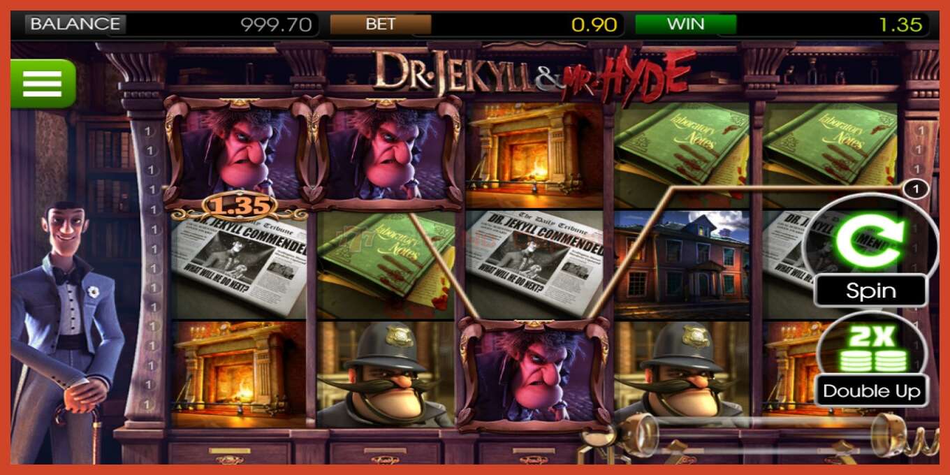 Slot screenshot: Dr. Jekyll & Mr. Hyde no deposit, number - 4