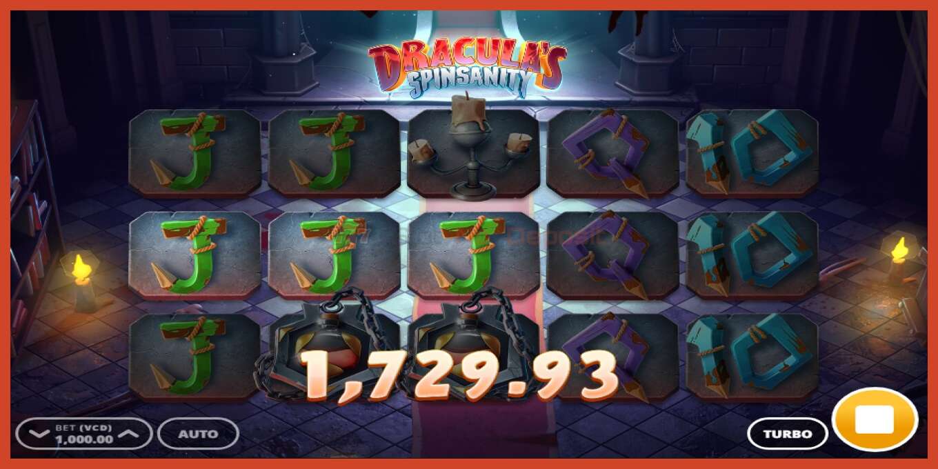 Slot screenshot: Draculas Spinsanity no deposit, number - 3